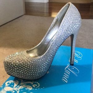 Bella Luna Rhinestone Shoes